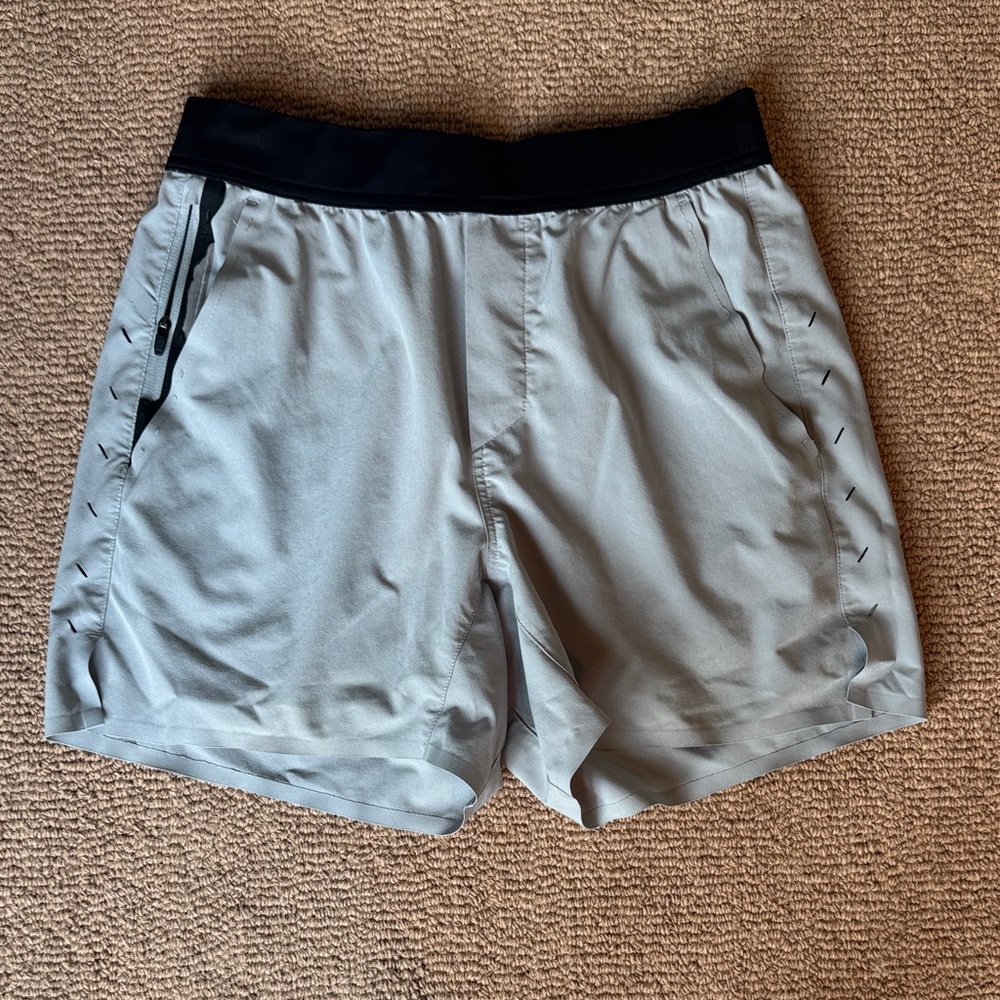 Ten Thousand Athletic Shorts - Gray and Black